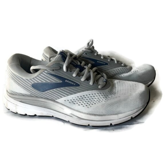 Brooks Shoes - Brooks Addiction 14 Womens Pre-owned Two Tone Gray Running Sneakers - sz 8.5 EE